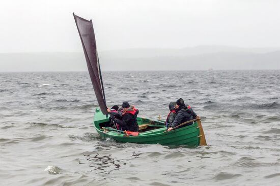 Russia Traditional Sailing Boat Race