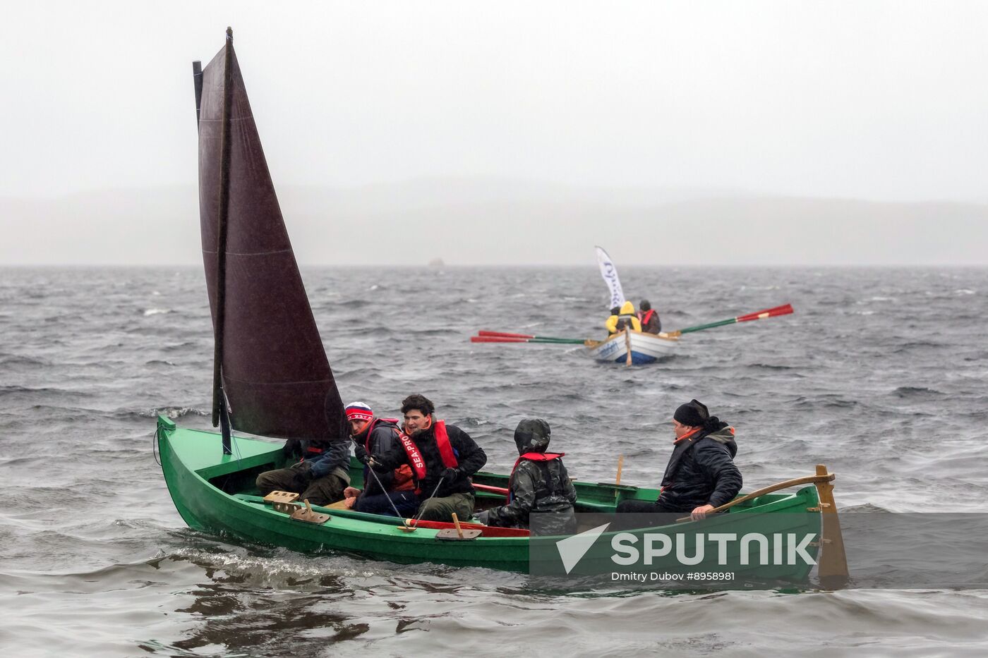 Russia Traditional Sailing Boat Race