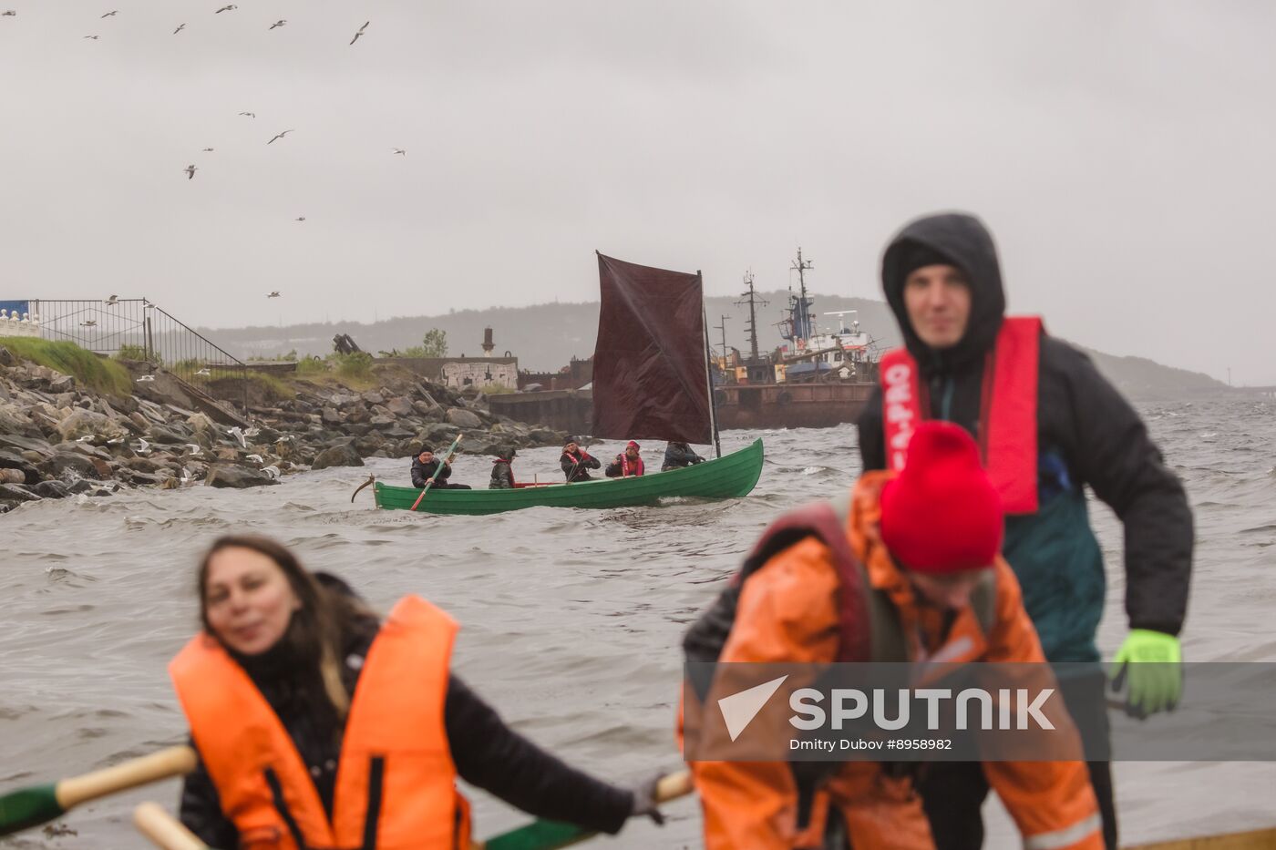 Russia Traditional Sailing Boat Race