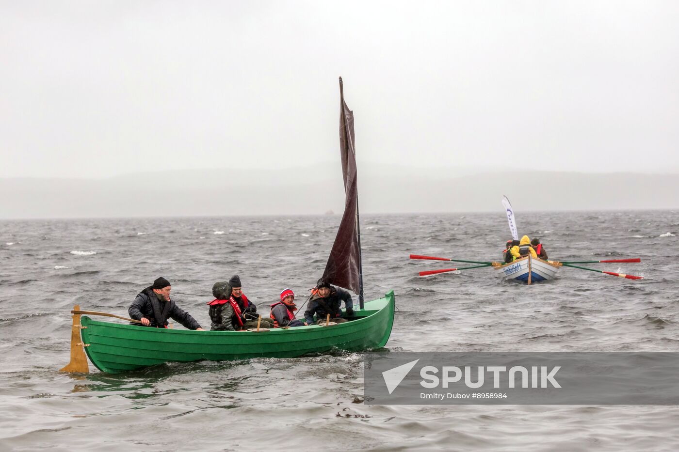 Russia Traditional Sailing Boat Race