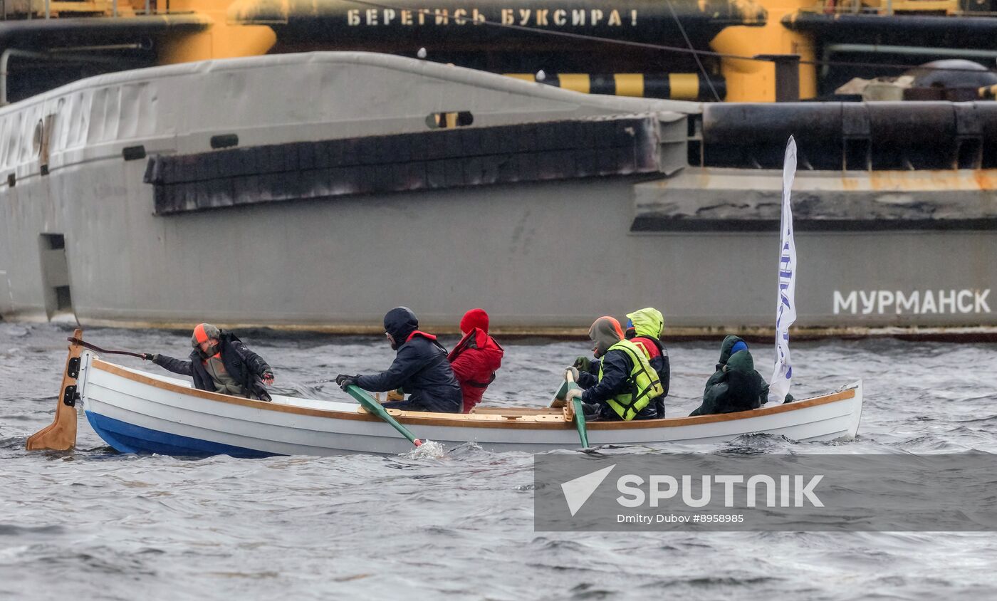Russia Traditional Sailing Boat Race