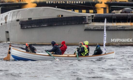 Russia Traditional Sailing Boat Race