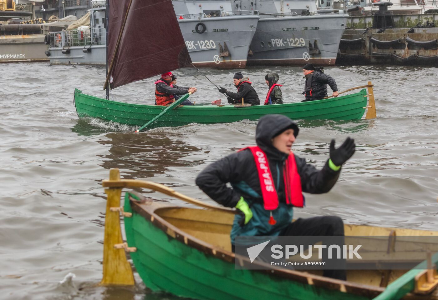 Russia Traditional Sailing Boat Race
