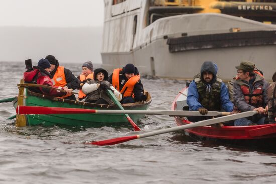 Russia Traditional Sailing Boat Race