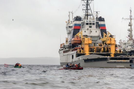 Russia Traditional Sailing Boat Race