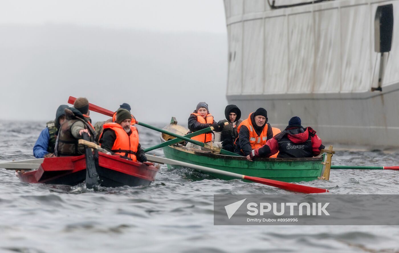 Russia Traditional Sailing Boat Race
