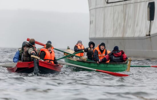 Russia Traditional Sailing Boat Race