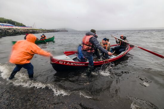 Russia Traditional Sailing Boat Race
