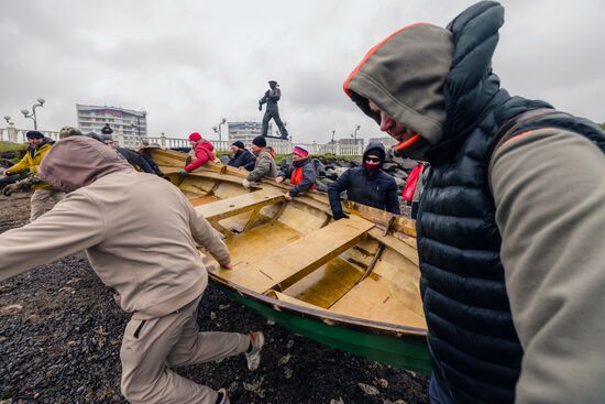 Russia Traditional Sailing Boat Race