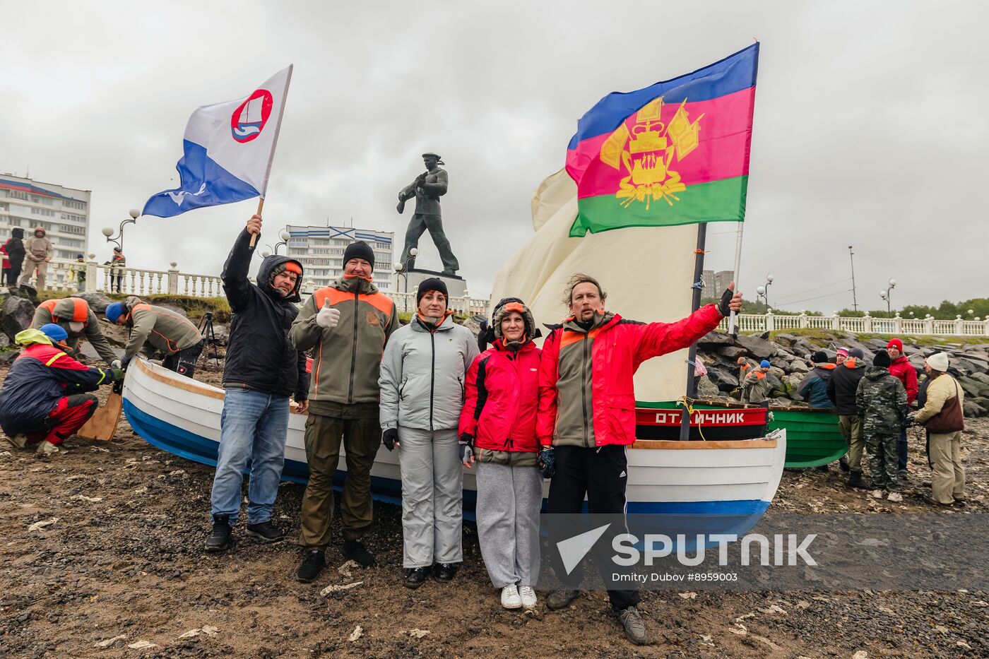 Russia Traditional Sailing Boat Race