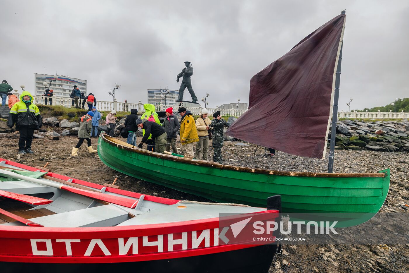 Russia Traditional Sailing Boat Race