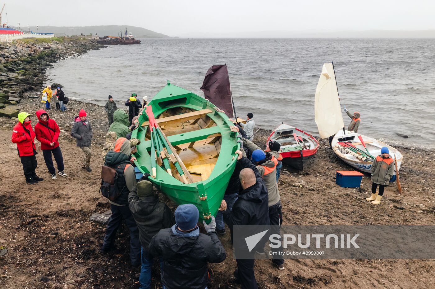 Russia Traditional Sailing Boat Race