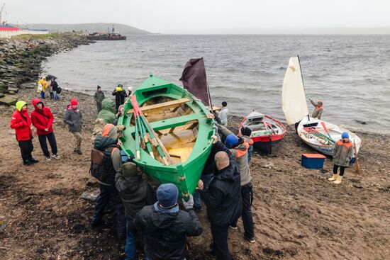 Russia Traditional Sailing Boat Race