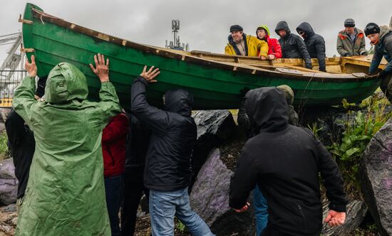 Russia Traditional Sailing Boat Race