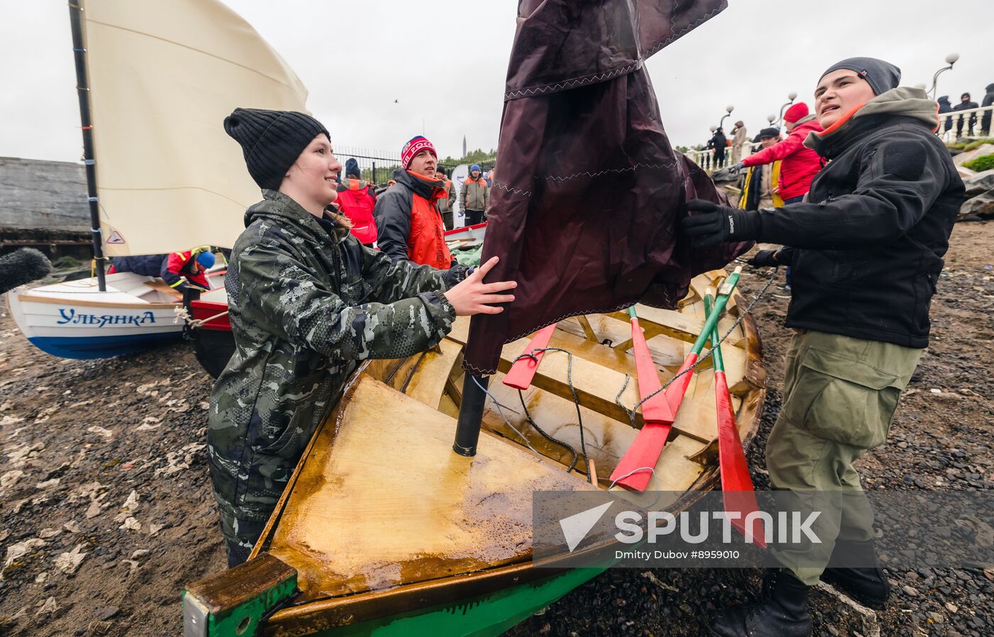 Russia Traditional Sailing Boat Race