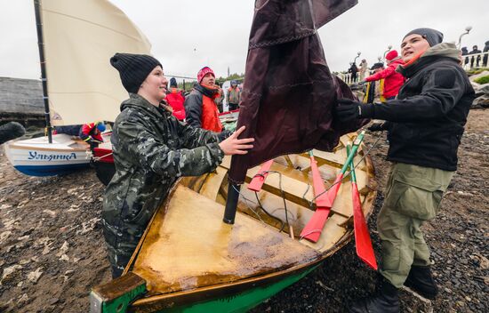 Russia Traditional Sailing Boat Race