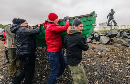 Russia Traditional Sailing Boat Race