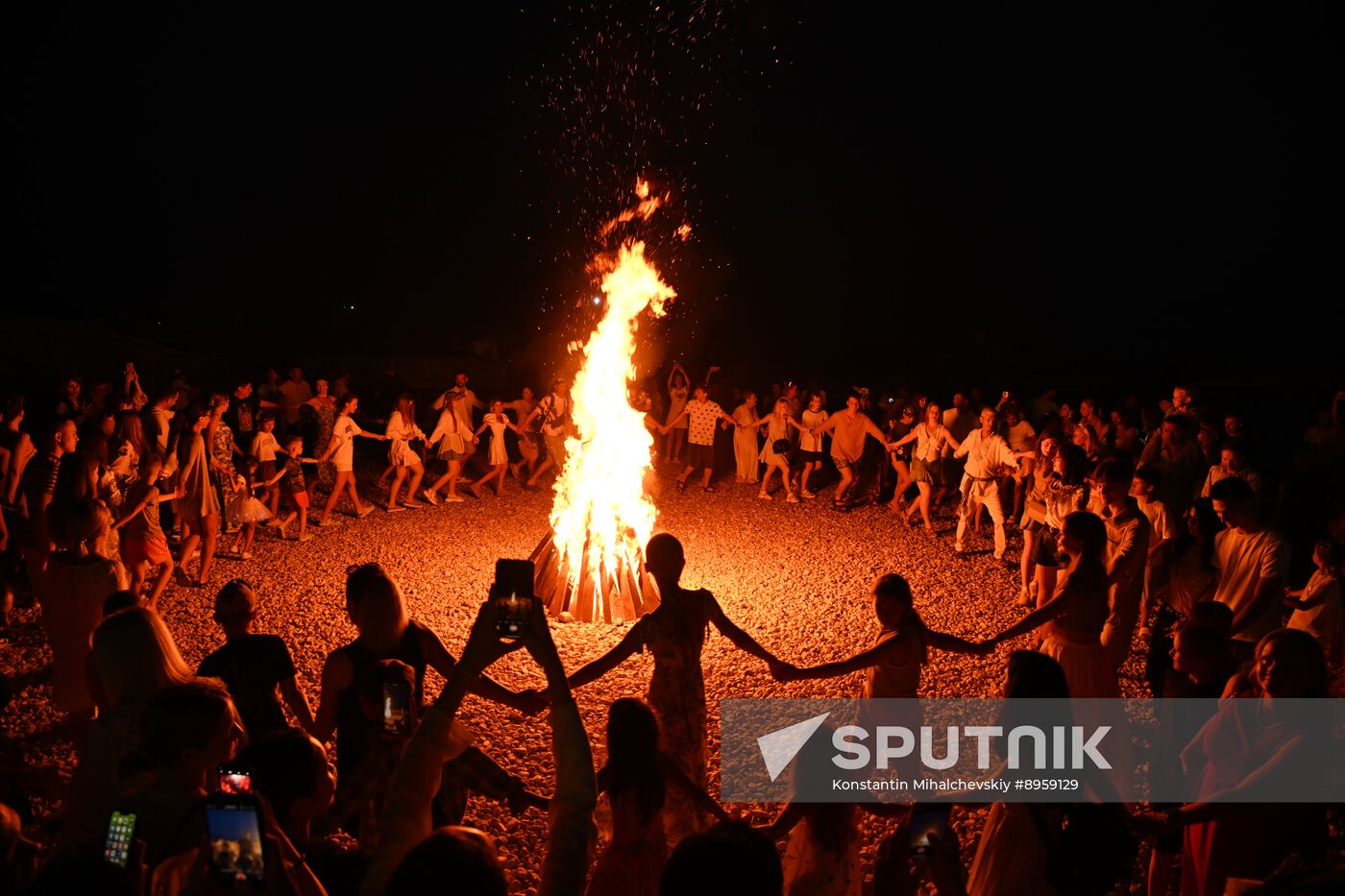 Russia Crimea Ivan Kupala Night