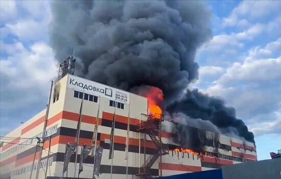 Russia Warehouse Fire