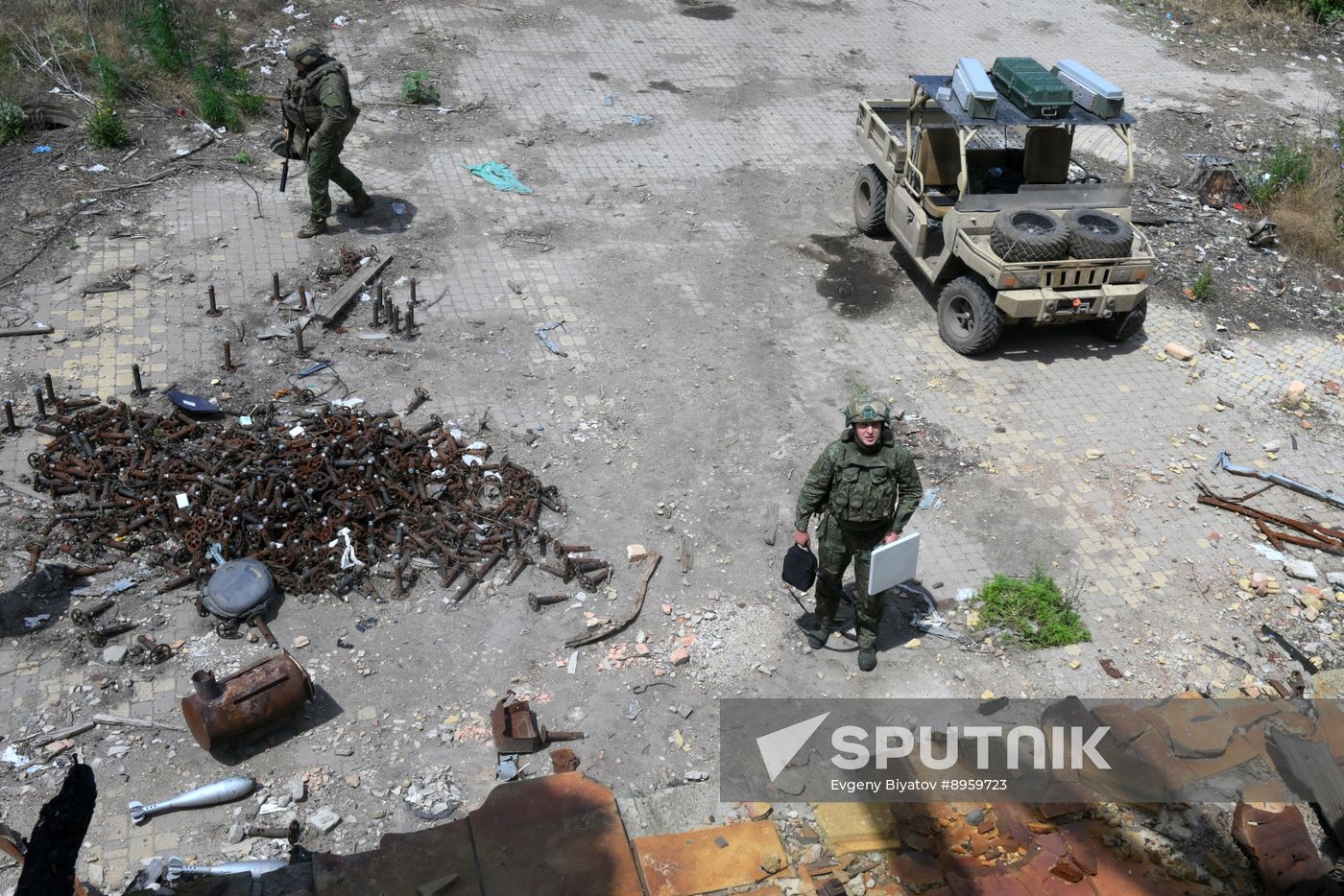 Russia Ukraine Military Operation Signal Unit