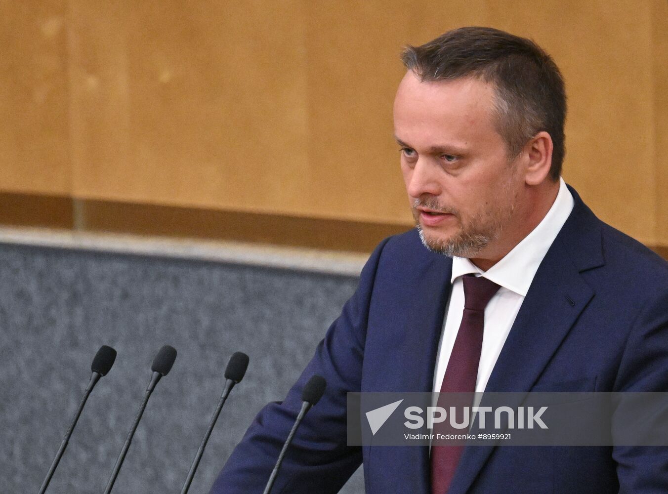 Russia Parliament Acting Transport Minister