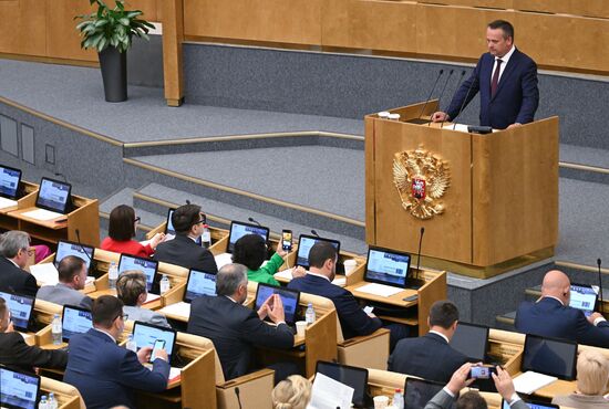 Russia Parliament Acting Transport Minister