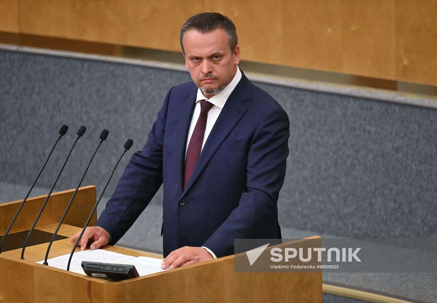 Russia Parliament Acting Transport Minister