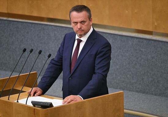 Russia Parliament Acting Transport Minister