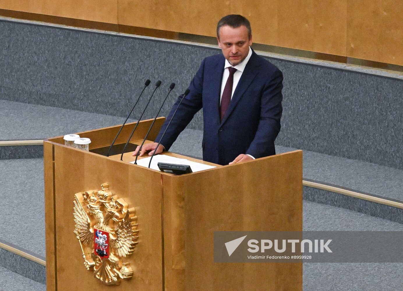 Russia Parliament Acting Transport Minister