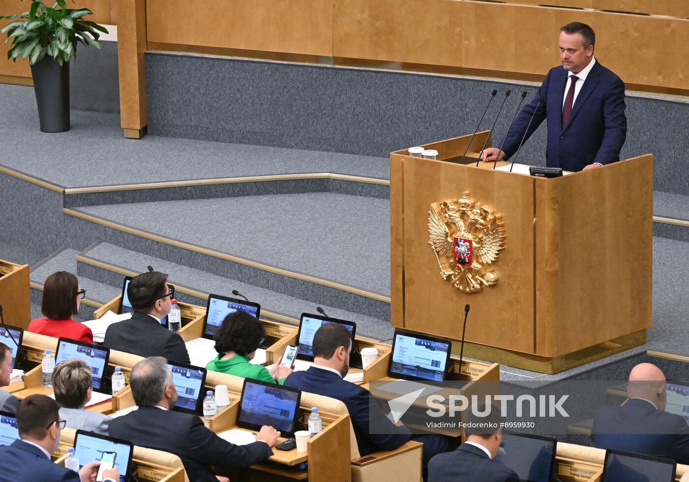 Russia Parliament Acting Transport Minister