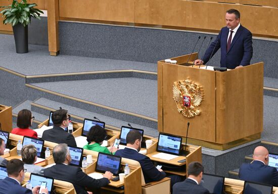 Russia Parliament Acting Transport Minister