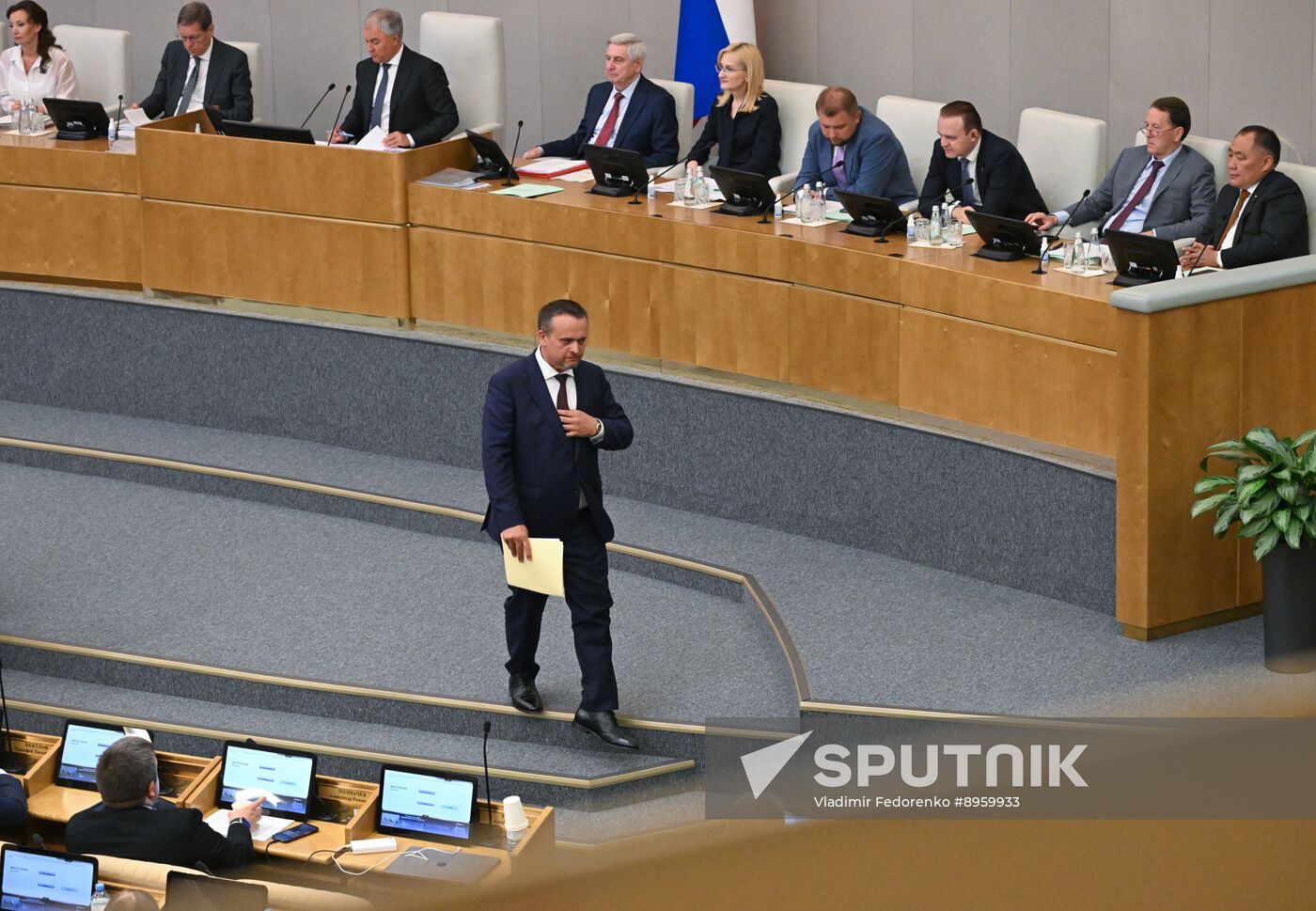 Russia Parliament Acting Transport Minister