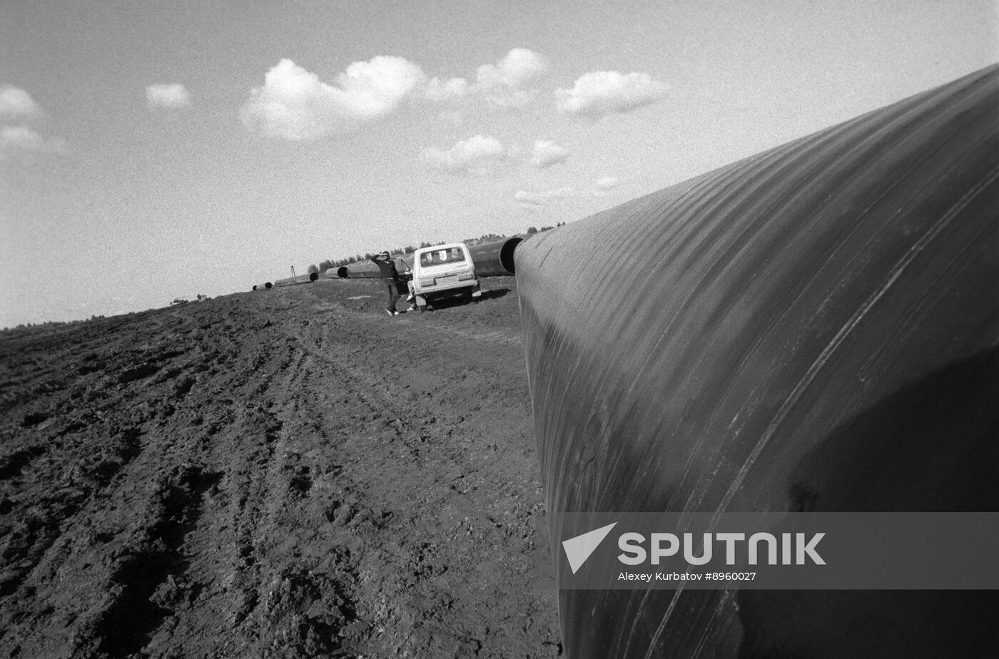 Progress gas pipeline construction