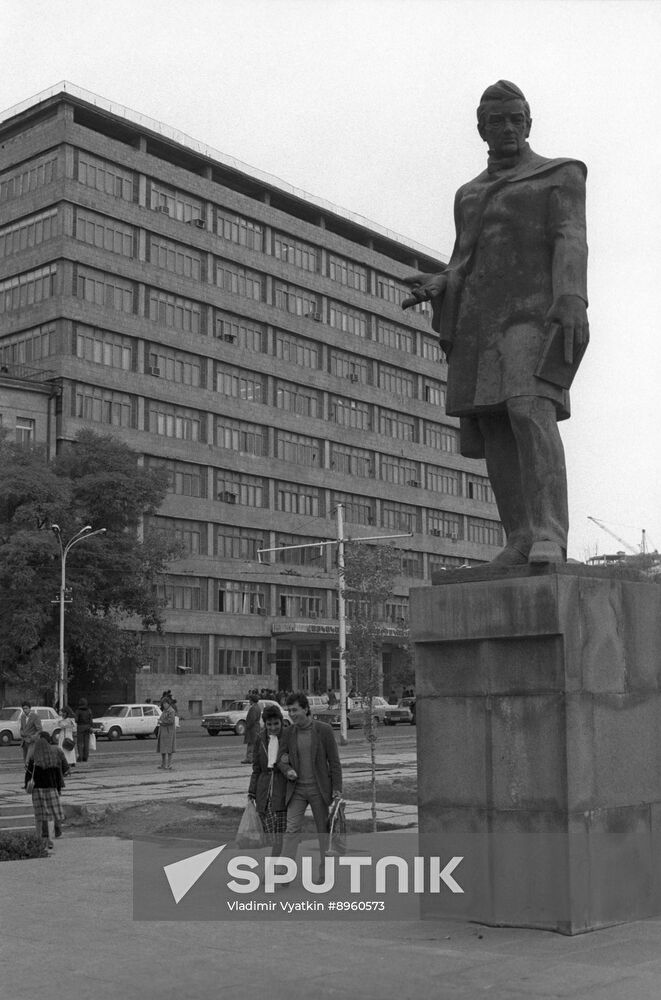 Statue of Alexander Griboyedov in Yerevan
