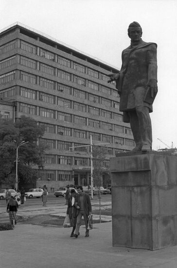 Statue of Alexander Griboyedov in Yerevan
