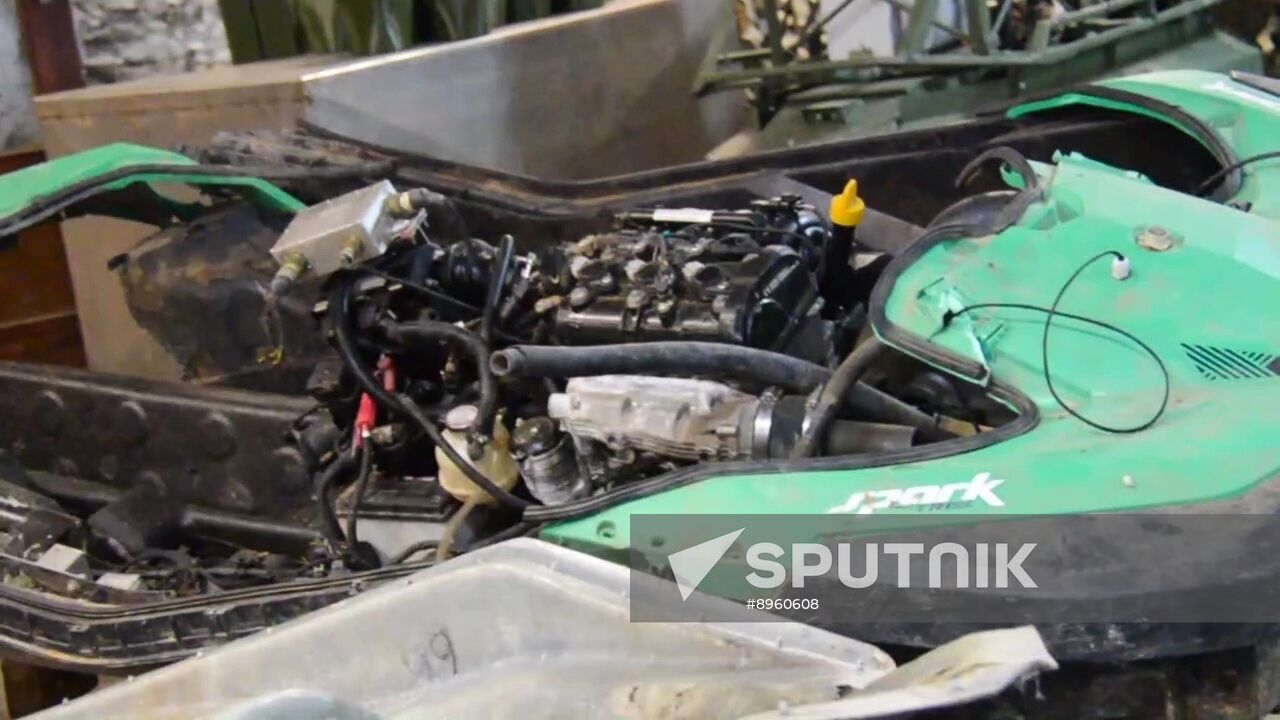 Russia Ukraine Military Operation Unmanned Boat