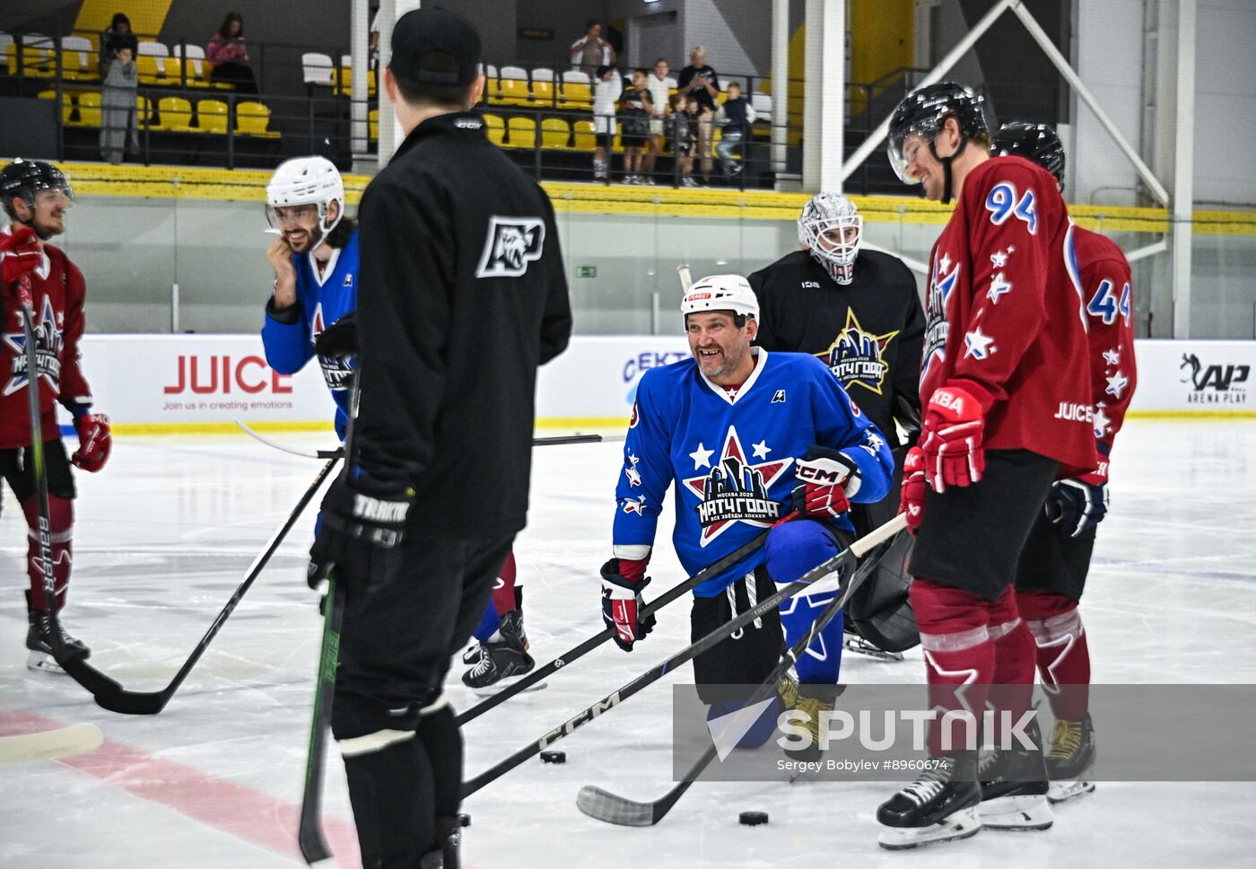 Russia Ice Hockey Match of Year Training