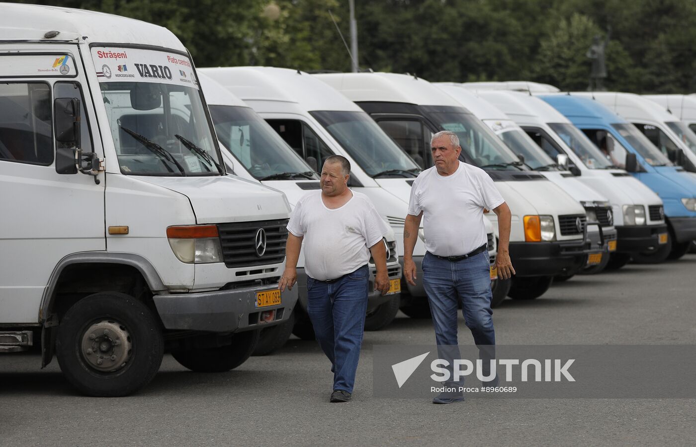 Moldova Transport Operators Protest