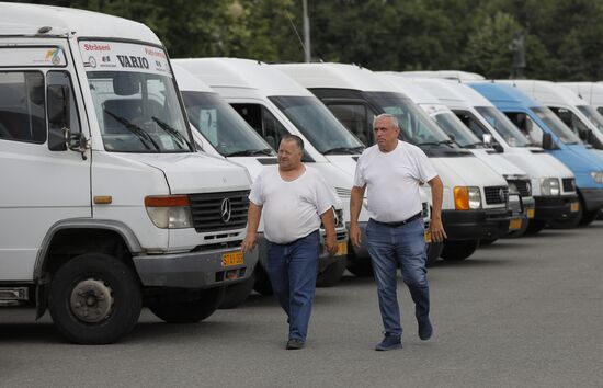 Moldova Transport Operators Protest