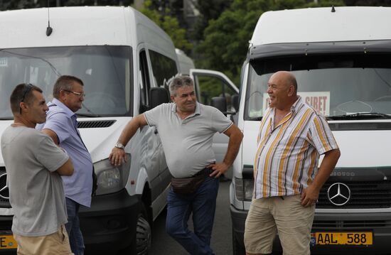Moldova Transport Operators Protest