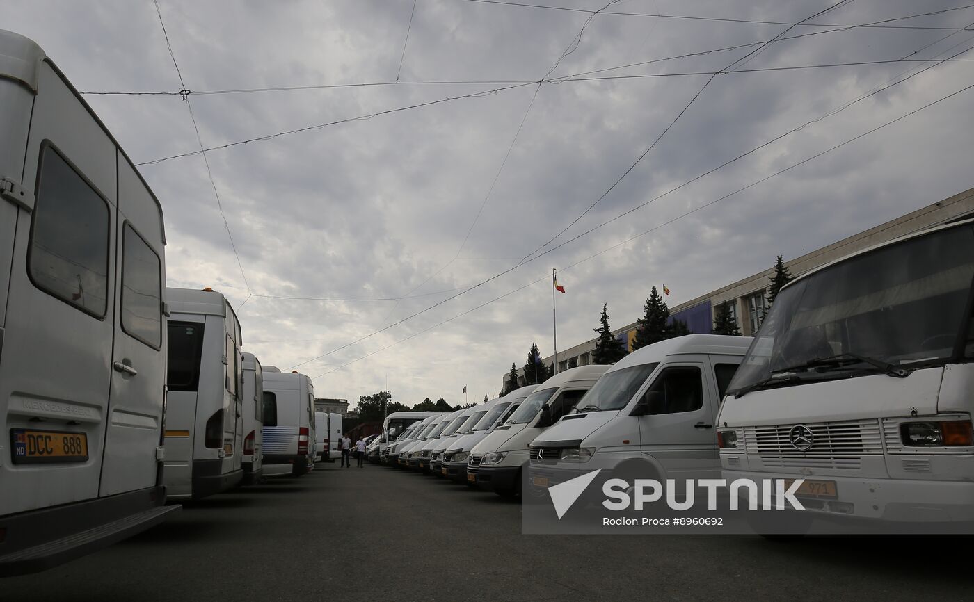 Moldova Transport Operators Protest