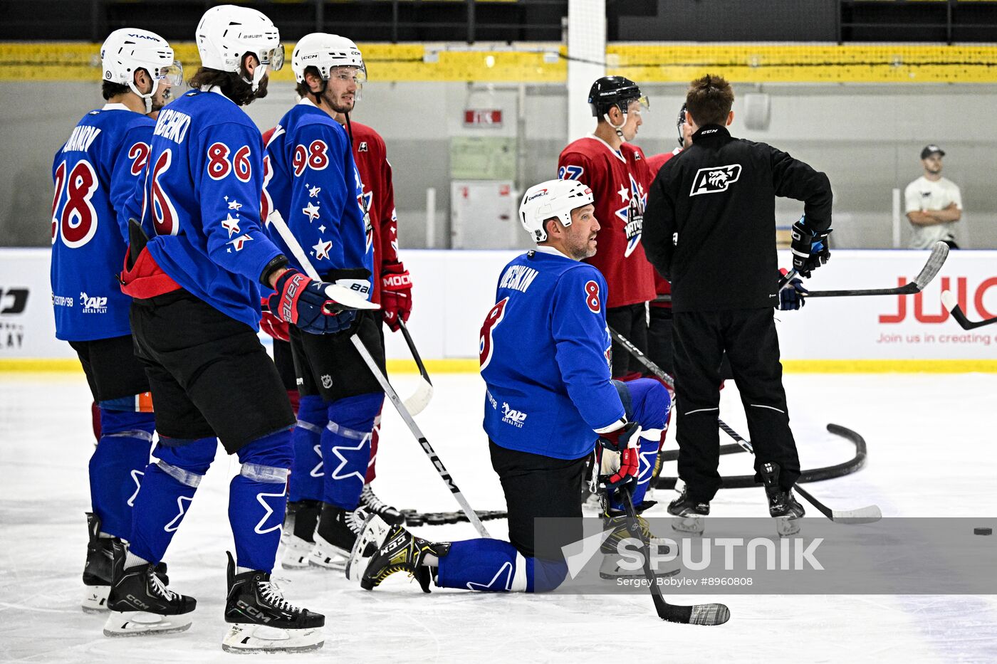 Russia Ice Hockey Match of Year Training