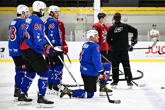 Russia Ice Hockey Match of Year Training
