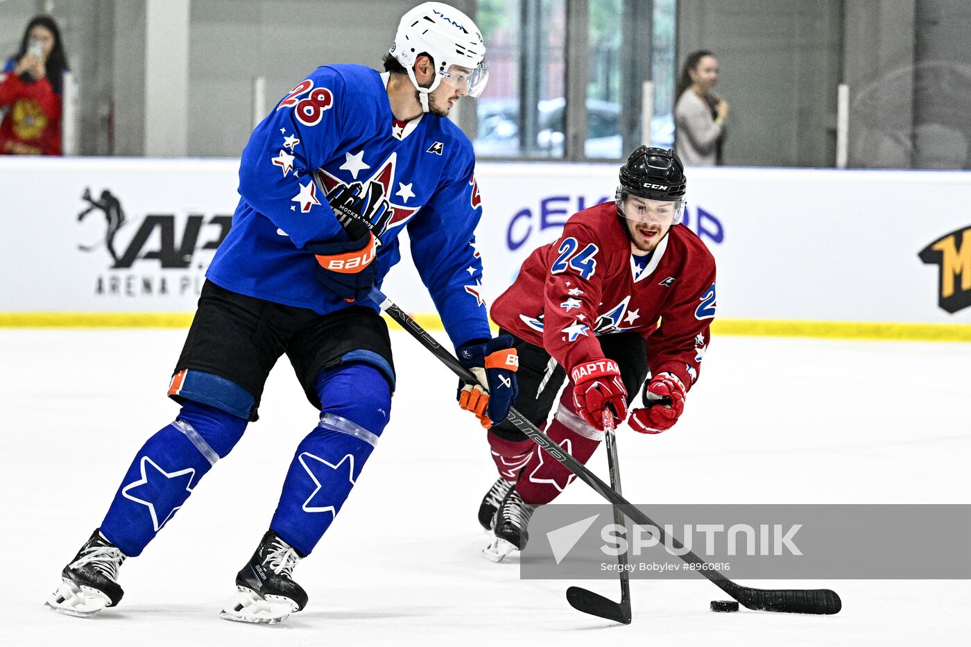 Russia Ice Hockey Match of Year Training