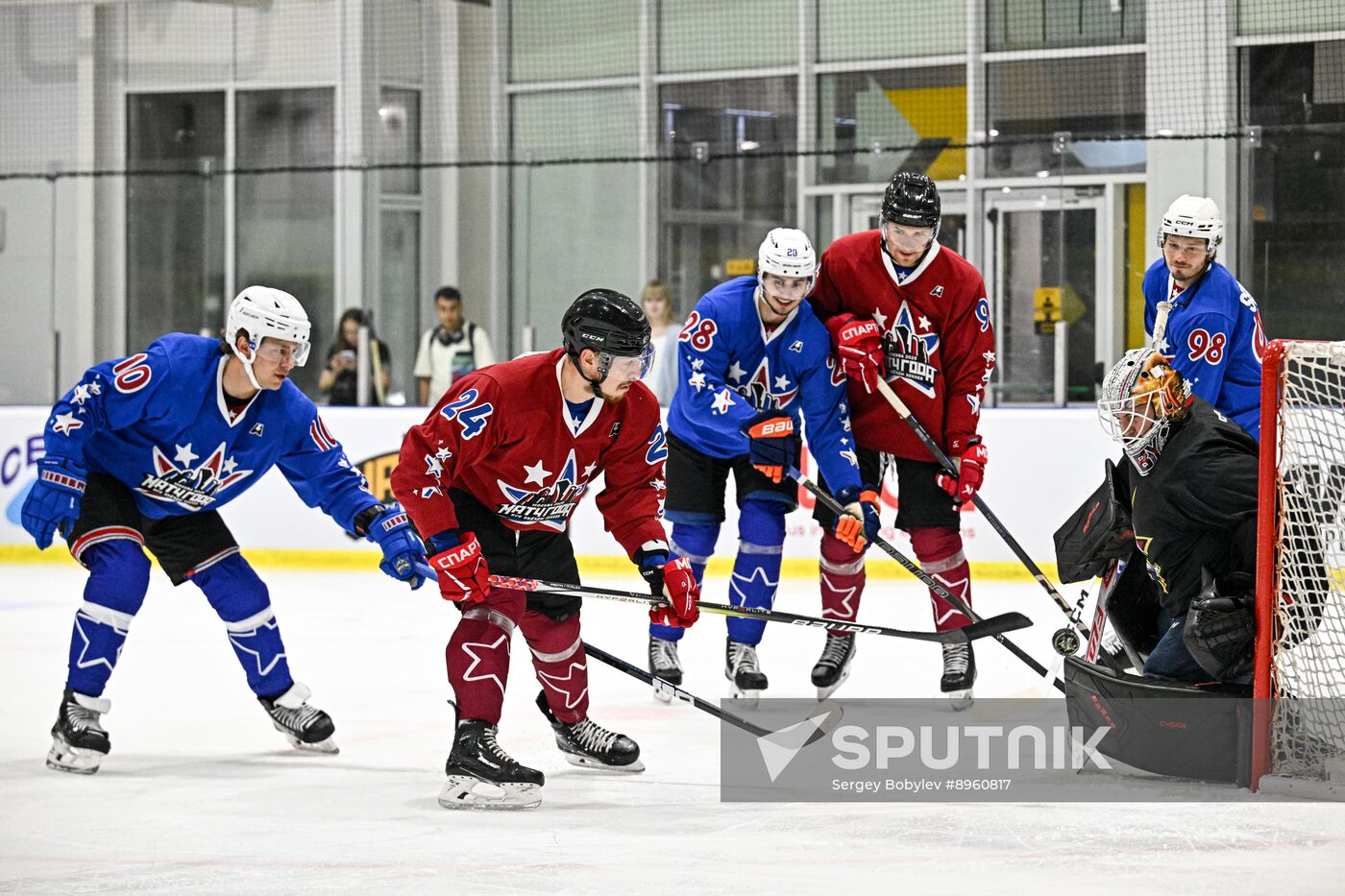 Russia Ice Hockey Match of Year Training