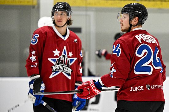 Russia Ice Hockey Match of Year Training