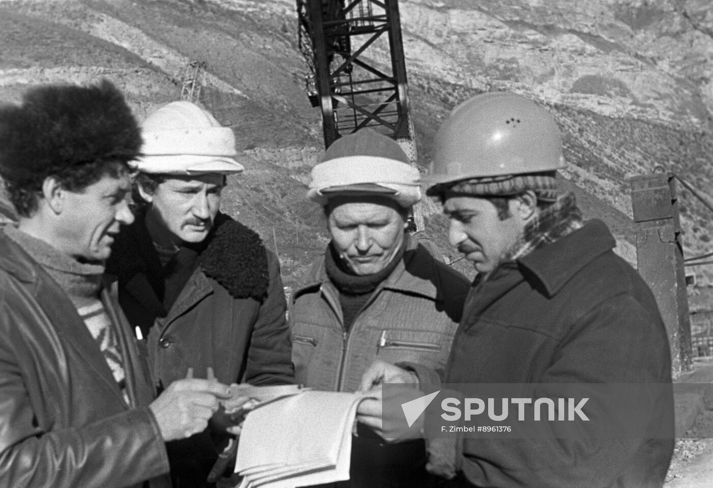 Miatlinskaya Hydropower Plant under construction in Dagestan