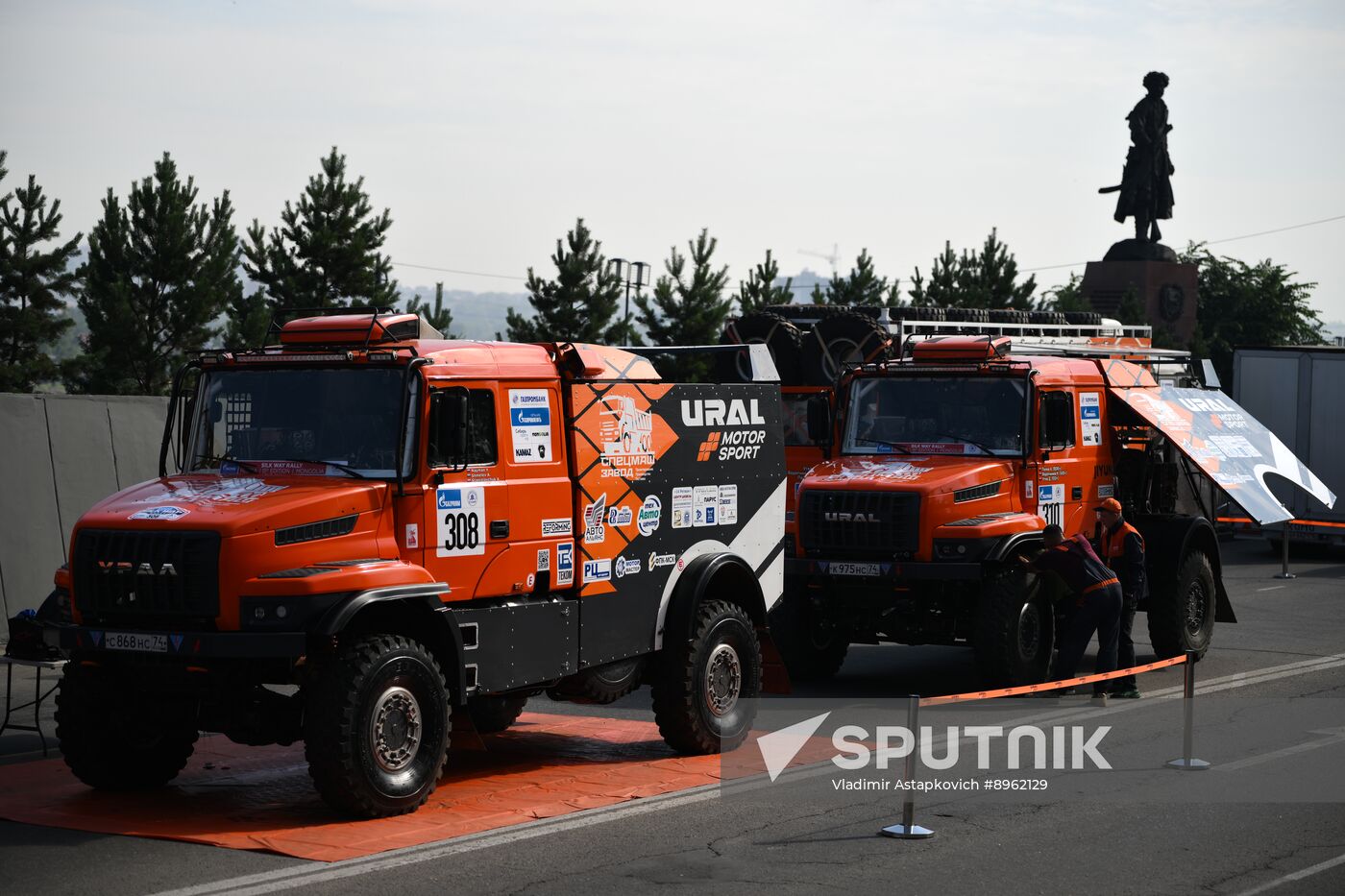 Russia Silk Way Rally Preparations