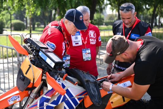 Russia Silk Way Rally Preparations