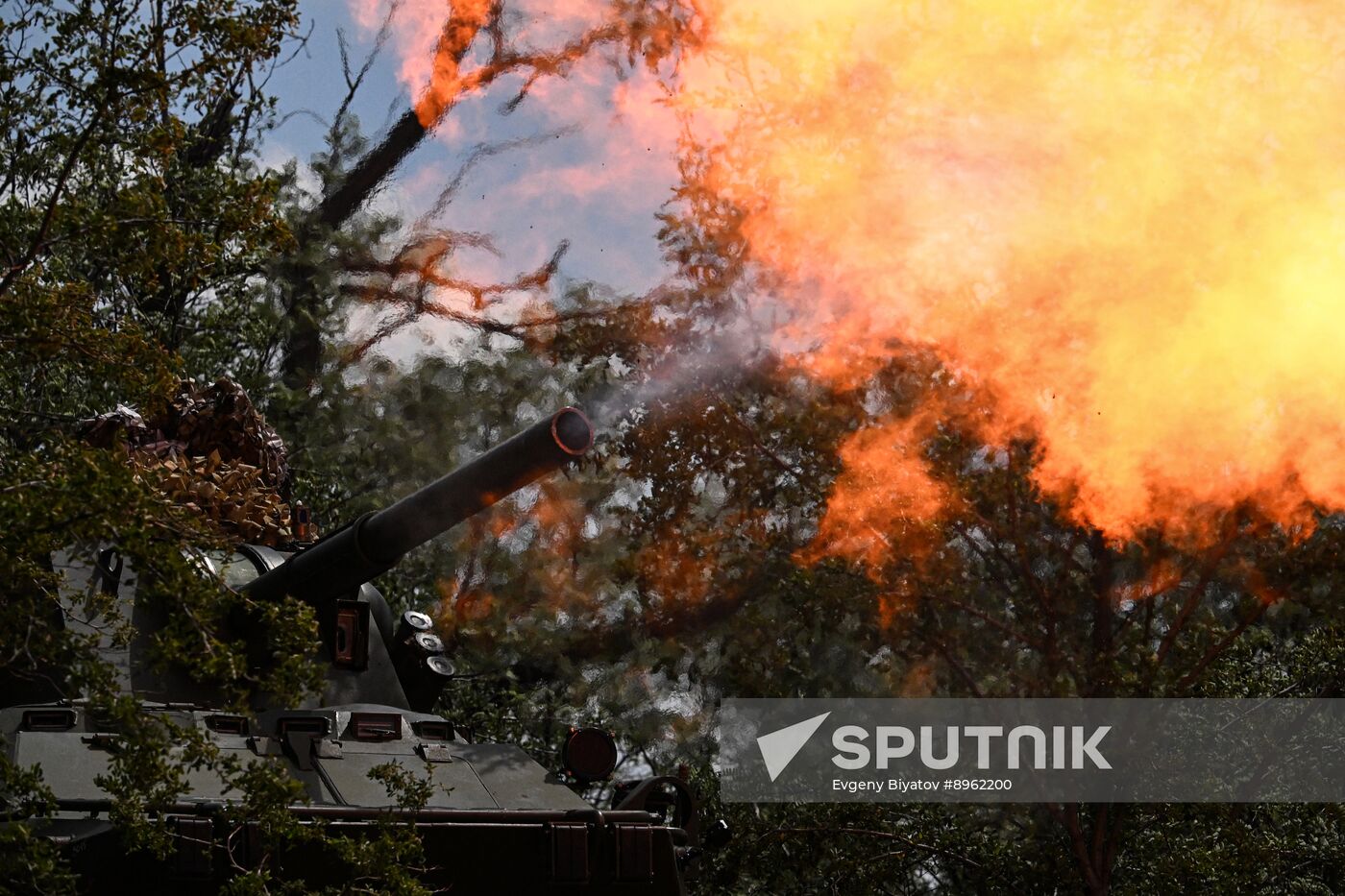 Russia Ukraine Military Operation Artillery Units